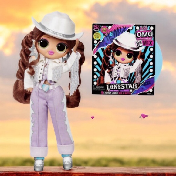 L.O.L. Surprise! Other - L.O.L. Surprise! Remix Lonestar Doll - White and Purple
